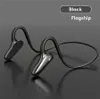 Bone Conduction Concept Earphones Bluetooth Wireless Sports Earphone Headset Stereo Handsfree med mikrofon för att springa