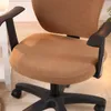 Capas para cadeira com elastano elastano capa para escritório capas para computador protetor elástico para assento poltrona universal