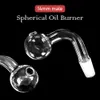 Pyrex Glass Oil Burner 14mm Male pyrex oil burner pipe Clear banger Nail smoke pipe glass bong