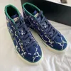 Designers Tennis 1977 sneaker canvas Luxurys Shoe Beige Blue washed jacquard denim Women Shoes Ace Rubber sole Embroidered Vintage casual Sneakers kmjk000029