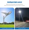 Super qualité LED lampadaire solaire lumière 100W 200W 300W 400W haute luminosité 2835 IP65 feux de route extérieurs pour jardin cour avec poteau