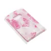 Patrones de rosa de estrellas de 15x9 cm de corazón y mariposa bolsas de regalo de plástico Peluces de joyas Pantallas nuevos de 11 Coloros