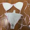 Women039s Swimwear DO fashion Bikini For Women Letter Swimsuit Bandage Bi quinis Sexy Bathing Suit6520648