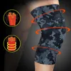 Par honungskaka anti-kollision Sport Knee Brace Protective Sleeve Guard Gear Stöd Andningsskydd för utomhus