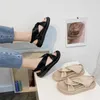 2021 Ny sommar wedge espadrilles Kvinnor Sandaler Öppna Toe Gladiator Casual Platform BC065 Y0721