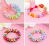 24 Style Fashion Children Bead Handmade Bracelets Necklace Develop Intelligence Enhance Handworking Ability