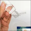 Verpackung Büro Schule Geschäft Industrie10 Stück 30 ml trapezförmige leere Händedesinfektionsflaschen nachfüllbarer Kunststoffbehälter transparentes Gel