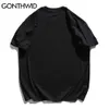 T-Shirts Harajuku Doll Toy Print Streetwear Tshirts Hip Hop Fashion Casual Short Sleeve Tees Mens Summer Cotton Tops 210602