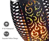 96 LEDS مقاوم للماء Flick Flame Torch Torch Torch Light Outdoor Garden Lamp