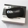 Funda de cuero de fibra de carbono para mando a distancia de coche, funda con soporte Fob para BMW M performance 1 2 3 5 Series X1 X3 X4 X5 X6