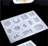 83Pcs Mold Tools Kit Resin Casting Molds For Crafts Silicone Epoxy Jewelry Necklace Pendant DIY 608 S2