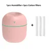 New Humidificador Mini Air Humidifier Aroma Essential Oil Diffuser Portable Humidifier for Home Car USB with LED Night Lamp