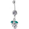 D0109 Flower Belly Navel Ring Mix Kleuren