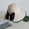 2020 мода солнца шляпа большая широкая обломок Breim пляж шляпа ручной работы соломенная кепка девушки солнце шляпы летние шляпы женщины chapeu g220304