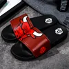 Basketball football star logo Sports Slippers Brand designer Mens fashion Leisure Comfortable Rubber Sandals Beach Slide Non-slip Flip Flops outdoor Home Shoes