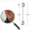 Personality sliver Titanium Steel Men ear chain Double pierced eardrop clip dangle Earrings fashion jewelry for women