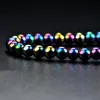 Rainbow Magnet Beads Chokers Necklaces Collar for Women Men Fashion Jewelry Will and Sandy