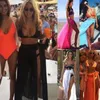 Kjolar kvinnor bikini täcker badkläder ren strand maxi wrap kjol sarong pareo