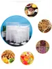 100pcs/Lot Dustproof Storage Package 10 Silk Transparent Zip Bag Resealable Zip Storage Plastic Baggies For Food