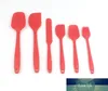 6 Pcs Food Grade Non Stick Butter Cooking Silicone Spatula Set Cookie Pastry Scraper Cake Baking Spatula Silicone Spatula Tool Kitchenware Factory price expert
