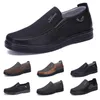 2021 lightweight Business style mens shoes comfortable breathable black brown leisure soft flats bottoms men multi casual sneakers for Party 38-44