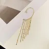 Pendientes redondos de lujo con borlas para mujer, aretes de fiesta con diseño de diamante, joyería brillante, regalo para amante sin desvanecimiento 338K