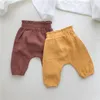 Spodnie bawełniane Bawełniane Pościel Wygodne spodnie PP High-Paist Casual Bloomers 4 Styles M3339