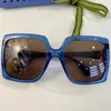 Designer Mens e Mulheres Óculos de Sol 0876 Quadrado Quadro Preto Moda Clássico Lente de Compras Letras Viagens Férias Praia UV400 Óculos com Caixa
