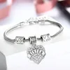 Herz-Armband, Mutter, Tante, Tochter, Oma, Believe Hope, Kristall-Armband KKA8014