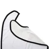 Sublimatie Blanco Baby Bib Warmte Pers Wit Afdrukbare Herbruikbare Dribbler Feeder Drool Bibs Blanks voor baby Pasgeboren DIY RRE12005