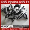 Honda Sevenstars Blk CBR600FS CBR 600F4I 600 F4I FS CC 2001 2002 2003 바디 46NO.112 CBR600F4I F4 I 600CC 01-03 CBR600 F4I 01 02 03 사출 금형 페어링