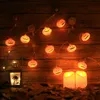 Kerstmisdecoratie led kleine lantaarns knipperende lichten gypsophila halloween decoratie arrangement spook pompoen waterdichte batterij box string licht