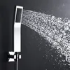 Column Ceiling Rain ShowerHead Waterfall Mist Shower Set Electric LED Bathroom System Music Bath