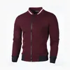 Riinr marka Mężczyźni Casual Bluza Nowa solidna poliestrowa płaszcz kardigan ciepła bluza męska moda szczupła kurtka plus LJ201222