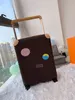 spinner marron valises voyage bagages dessin animé hommes femmes horizon 55 valise top qualité tronc sac aquarelle universel roue polochon roulant bagages bref y3GN #