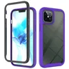 For Iphone 12 Case Dual Layer Protective Hybrid Clear Soft TPU Hard PC Back Cover Case for Iphone 12 Pro Max