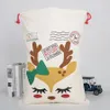 Święta Bożego Narodzenia Świętego Mikołaja płócienne torebki bawełniane duże ciężkie torby na prezent ze sznurkiem spersonalizowane festiwalowe przyjęcie bożonarodzeniowe morze shi8490700