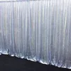 Baby Shower Decoration 3MX6M 10FTX 20FT Gold Silver Sequins Backdrop Stage Curtain Party Photo Booth Background Wall Decor Sequin Curtains Drape Panels