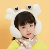 Berets 2021 Fashion Women Girl Winter Ear Warmer Cute Crab Earmuffs Faux Fleece Muffs Earlap Glitter Sequin Headband \