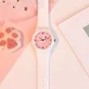 Wristwatches Silicone Candy Color Student Watch Girls Clock Fashion Flamingo Watches Children Wristwatch Cartoon Kids Quartz