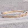 Gold Color Charm Bracelets Bangles For Women Birthday Gift Copper Cubic Zirconia Cuff Braclet Femme Dubai Fashion Jewelry
