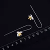 Lotus Fun Real 925 Sterling Silver Natural Original Made Guide Gine Jewelry Cute Blooming Flower Flower Actors للنساء 2203351440