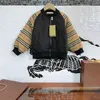 2021FW 어린이 039S 얇은면 재킷 면화 브랜드 디자이너 겨울 보이즈 재킷 어린이 코트 9756070
