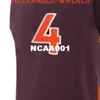 Vintage 21SS VA Tech Hokies Nickeil Alexander-Walker # 4 Basket Full Ricamo Dimensione S-4XL o personalizzato Qualsiasi nome o Numero Jersey