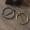 Brooches Pins Vintage Alloy Jewellery Metal Enamel Round Brooch Penannular Shoulder Shawl Scarf Clasp Cloak Pin Jewelry Viking BadgePins Kir