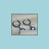 Boucles d'oreilles Bijoux de bijoux charmantes paire de mer de la mer de la mer du Sud 8-9 mm Sier Grey Earl Oreing Drop Livrot 2021 B0KJK