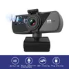 2k HD Auto Focus Webcam Mic Mic Компьютер Ноутбук Мини Широкоугольный Live Stream Веб-камера Съемка YouTube