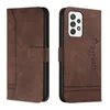 Étuis portefeuille en cuir au toucher peau pour Samsung S22 PLUS S21 Ultra A33 A53 A13 A32 A52 A72 A22 A12 5G S21FE Main Business Men ID Card Slot Holder Flip Cover