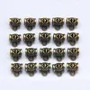 Cylindrical carved hollow alloy small jewelry spacer accessories DADWZ061 Spacers