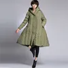 Зимние женские пальто на пальто, большие для жирных людей. Большой размер 10xl Puffer куртка черный красный флот зеленая армия 211216